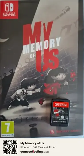My Memory of Us Nintendo Switch, France box front