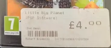 LittleBigPlanet, the PEGI square on its front