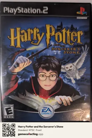 Harry Potter and the Sorcerer's Stone PlayStation 2, NTSC box front