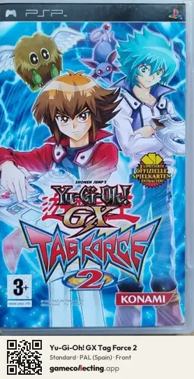 Yu-Gi-Oh! GX Tag Force 2 PlayStation Portable, Spain box front