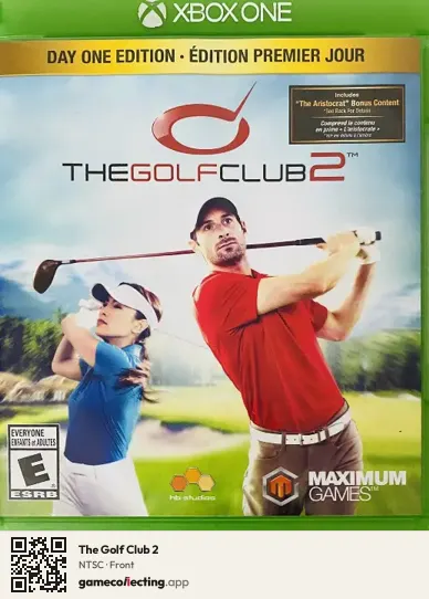 The Golf Club 2 Xbox One, NTSC box front