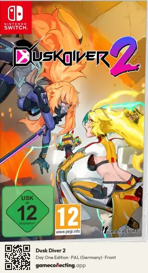 Dusk Diver 2 Nintendo Switch, Germany box front