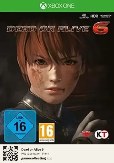 Dead or Alive 6 Xbox One, Germany box front