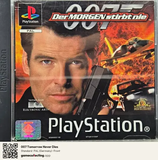 007 Tomorrow Never Dies PlayStation, Germany box front