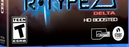 R-Type Delta: HD Boosted, the ESRB box on its front