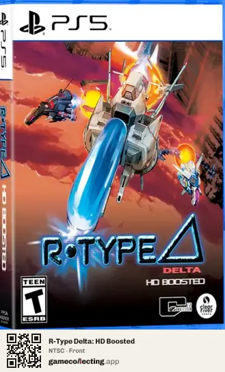 R-Type Delta: HD Boosted PlayStation 5, NTSC box front