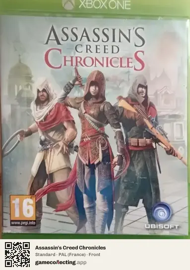 Assassin's Creed Chronicles Xbox One, France box front