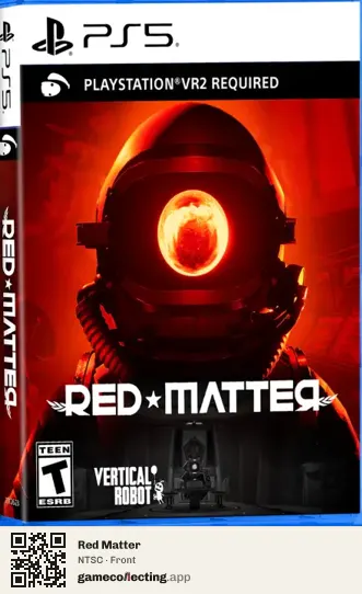 Red Matter PlayStation 5, NTSC box front