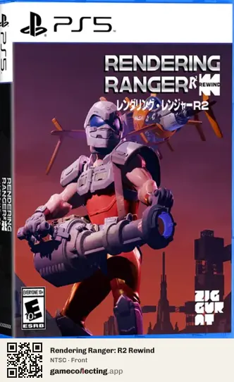 Rendering Ranger: R2 Rewind PlayStation 5, NTSC box front