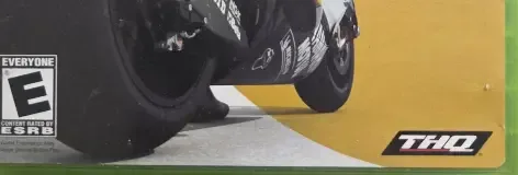 MotoGP '06, the ESRB box on its front