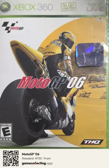 MotoGP '06 Xbox 360, NTSC box front
