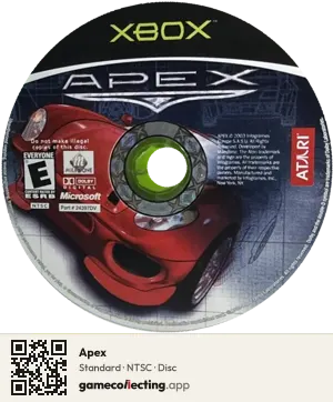 Apex Xbox, NTSC disc