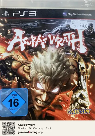 Asura's Wrath PlayStation 3, Germany box front