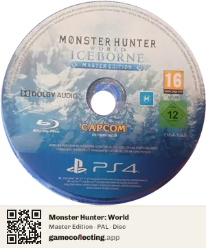 Monster Hunter: World PlayStation 4, PAL disc