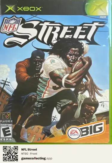 NFL Street Xbox, NTSC box front