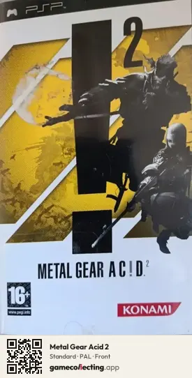 Metal Gear Acid 2 PlayStation Portable, PAL box front