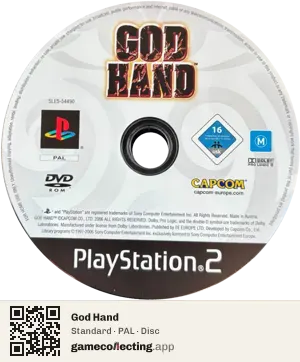 God Hand PlayStation 2, PAL disc
