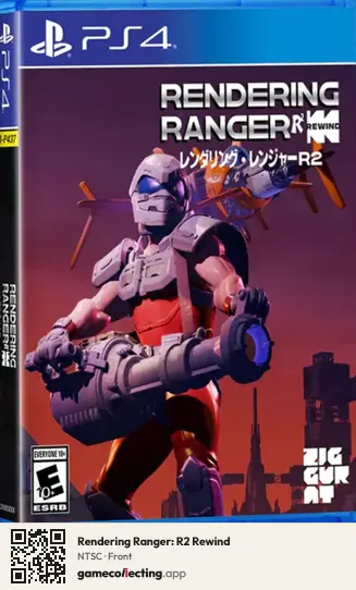 Rendering Ranger: R2 Rewind PlayStation 4, NTSC box front