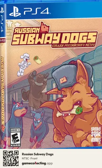 Russian Subway Dogs PlayStation 4, NTSC box front
