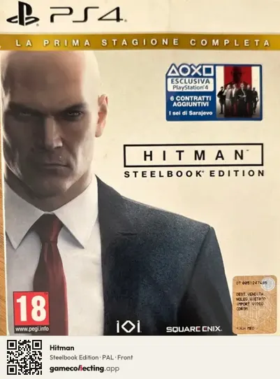 Hitman PlayStation 4, PAL box front
