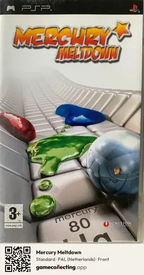 Mercury Meltdown PlayStation Portable, Netherlands box front