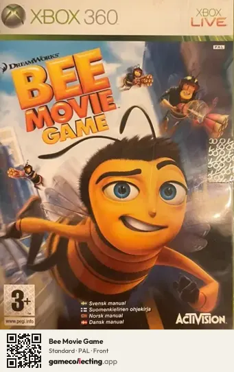 Bee Movie Game Xbox 360, PAL box front
