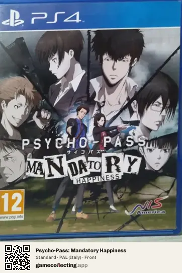 Psycho-Pass: Mandatory Happiness PlayStation 4, Italy box front