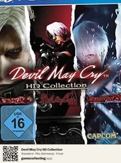 Devil May Cry HD Collection PlayStation 4, Germany box front