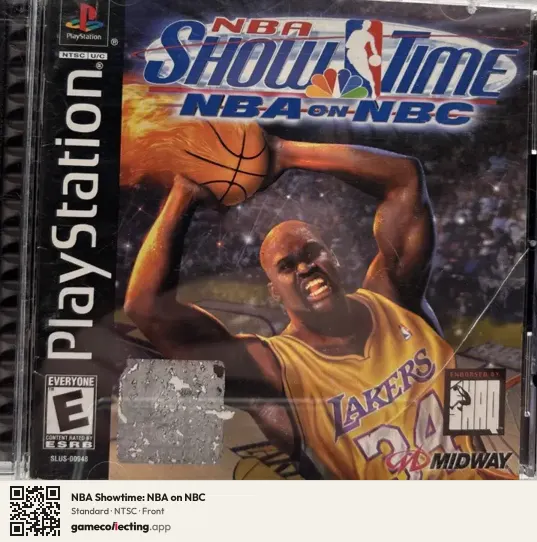 NBA Showtime: NBA on NBC PlayStation, NTSC box front