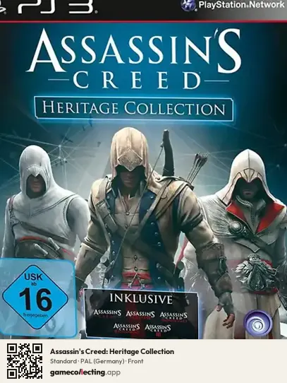 Assassin's Creed: Heritage Collection PlayStation 3, Germany box front