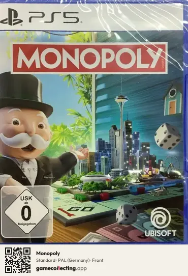 Monopoly PlayStation 5, Germany box front