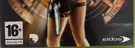 Tomb Raider: Anniversary, the PEGI square on its front