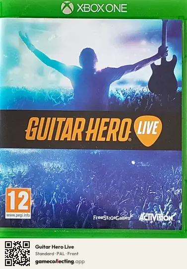 Guitar Hero Live Xbox One, PAL box front