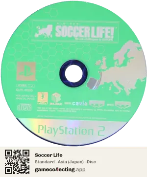 Soccer Life PlayStation 2, Asia disc