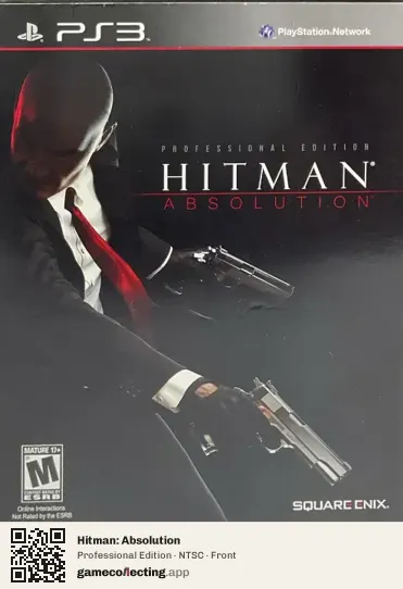 Hitman: Absolution PlayStation 3, NTSC box front
