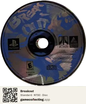 Breakout PlayStation, NTSC disc