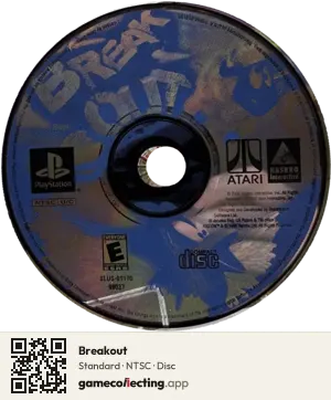 Breakout PlayStation, NTSC disc