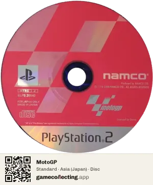 MotoGP PlayStation 2, Asia disc