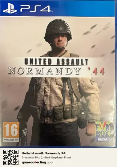 United Assault: Normandy '44 PlayStation 4, United Kingdom box front