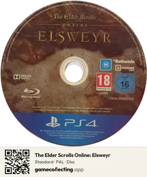 The Elder Scrolls Online: Elsweyr PlayStation 4, PAL disc