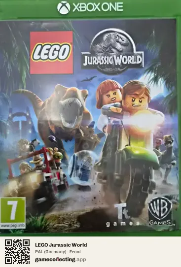 LEGO Jurassic World Xbox One, Germany box front