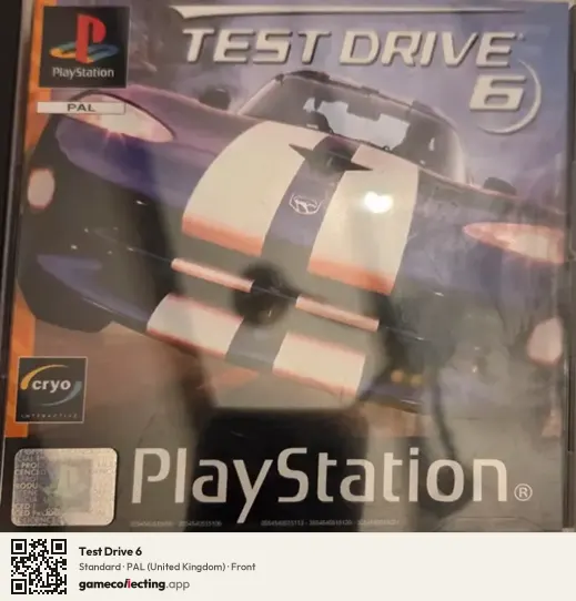 Test Drive 6 PlayStation, United Kingdom box front