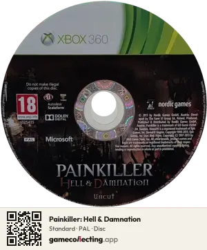 Painkiller: Hell & Damnation Xbox 360, PAL disc
