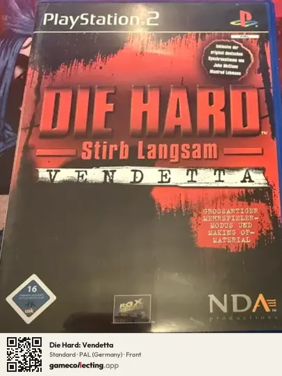 Die Hard: Vendetta PlayStation 2, Germany box front