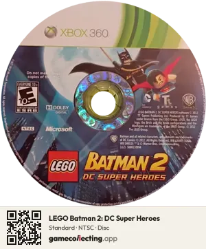 LEGO Batman 2: DC Super Heroes Xbox 360, NTSC disc