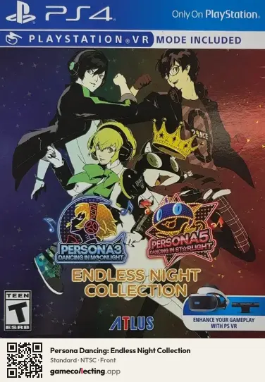 Persona Dancing: Endless Night Collection PlayStation 4, NTSC box front