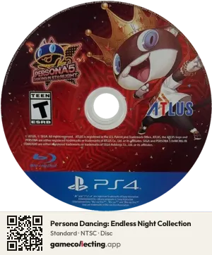 Persona Dancing: Endless Night Collection PlayStation 4, NTSC disc