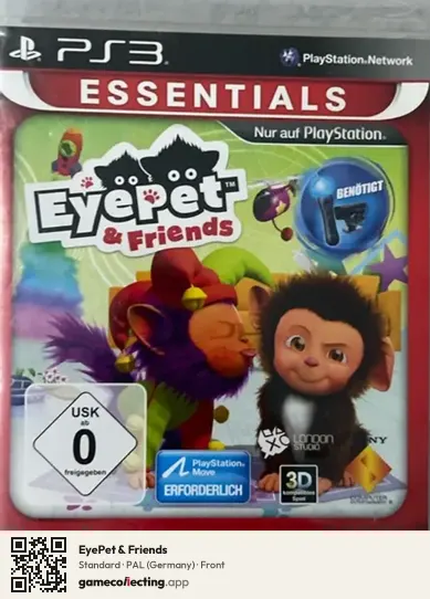EyePet & Friends PlayStation 3, Germany box front
