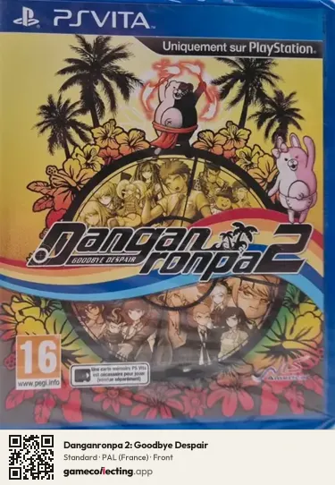 Danganronpa 2: Goodbye Despair PlayStation Vita, France box front