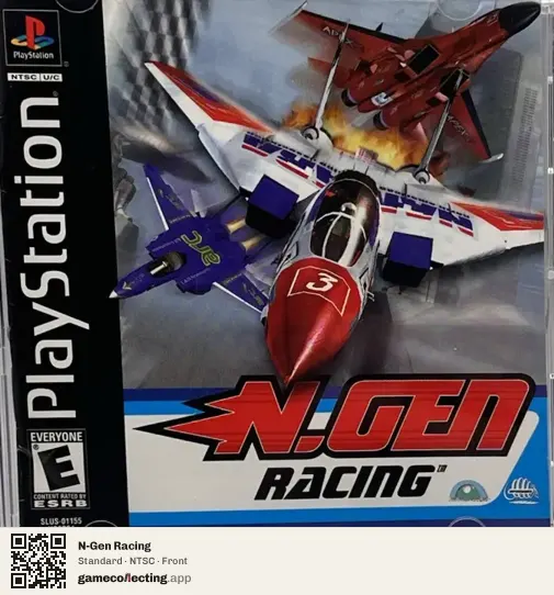 N-Gen Racing PlayStation, NTSC box front